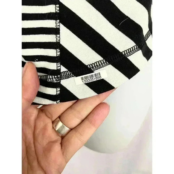 Lululemon Work It Out Tank Top Sz 4 Sea Stripe Mint Moment Black NWOT - Picture 5 of 10